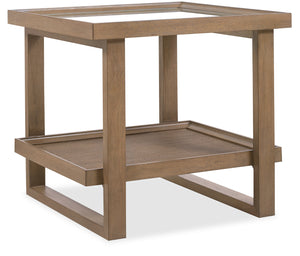 Sonnet Rectangle End Table Medium Wood 6072-80113-85 Hooker Furniture