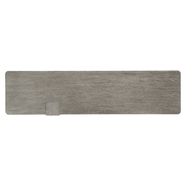 Bernhardt Bernhardt Monolith Entertainment Credenza With Wire-Brushed Oak Puma Finish, Asymmetrical Rustic Modern Design 343880