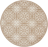 Nourison Jubilant JUB06 Machine Made Power-loomed Narrow Border Indoor Only Farmhouse Contemporary Rug Taupe, Taupe 100% Polypropylene 99446975607