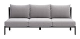 Horizon Sofa Gray 704047 Zuo Modern