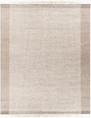 Livabliss Reliance Handwoven Wool Flatweave Area Rug with Fringe for Farmhouse Living Rooms Brown, Beige 8' x 10' RLI2301-810
