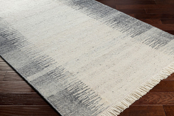 Surya Reliance 10' X 14' Handwoven Wool Rug - Timeless Cottage Style With Elegant Fringe Detail Tan Wool Rli2307-23