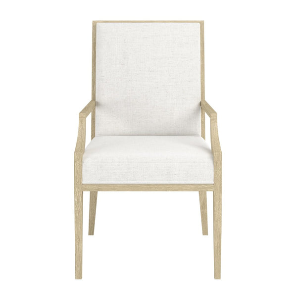 A.R.T. Furniture Eave II Dining Armchair: Elegant Comfort with Neutral Upholstery for Modern Dining Spaces & Style 436207-1825