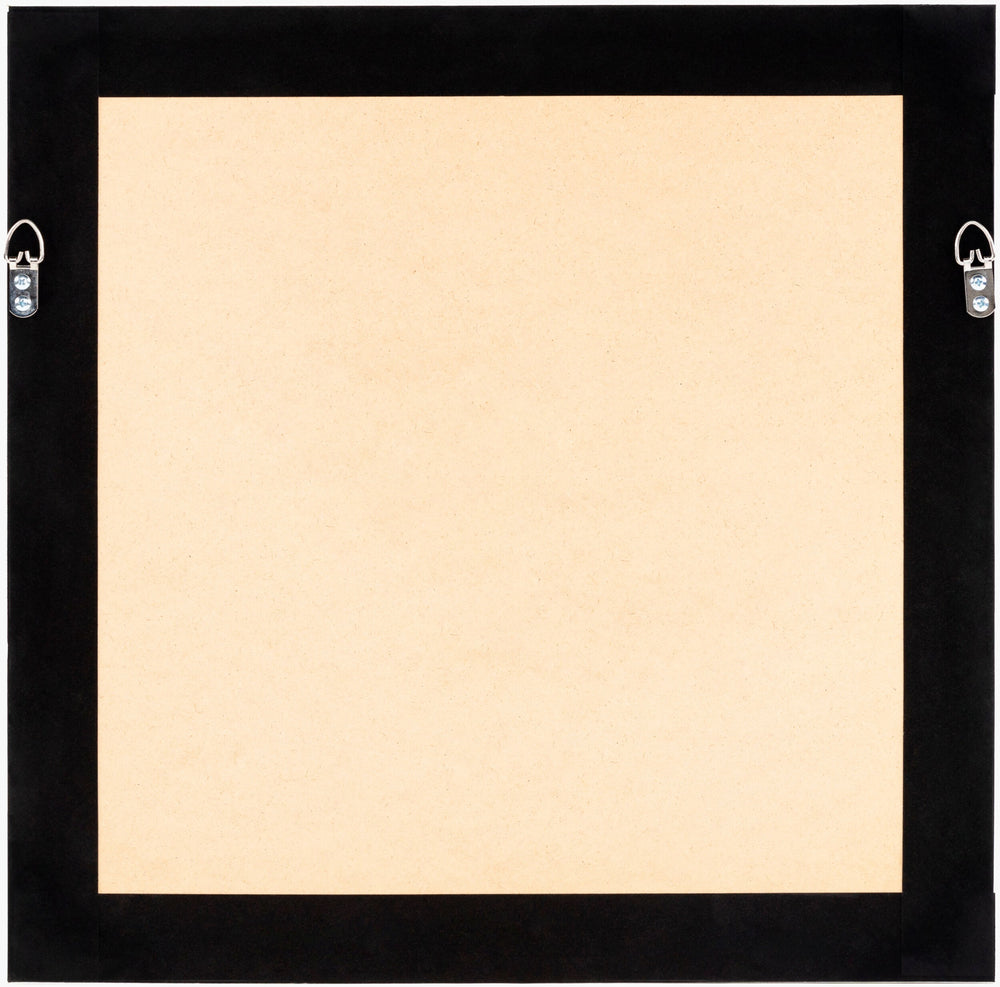 Surya Realm Framed Art 21"H X 21"W - Modern Decor For Revitalizing Your Space With 30-day Warranty Main, White,Frame, ,Matting, White Composition,Polystyrene Rlm001-2121