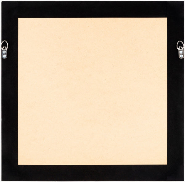 Surya Realm Framed Art 21"H X 21"W - Modern Decor For Revitalizing Your Space With 30-day Warranty Main, White,Frame, ,Matting, White Composition,Polystyrene Rlm001-2121