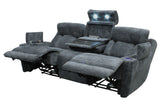 Parker Living Dalton - Lucky Charcoal Power Reclining Sofa Loveseat and Recliner Lucky Charcoal MDAL-321PH-LCH Parker House