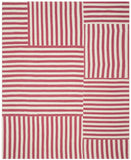 Canyon Stripe Patch Hand Woven  Rug