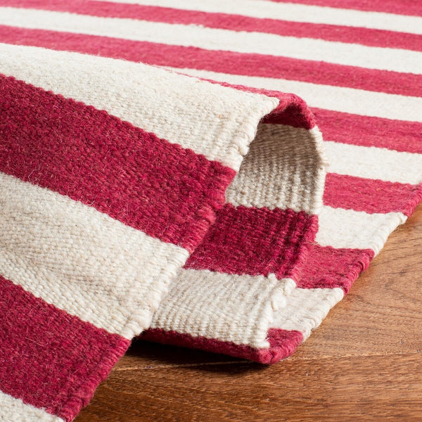 Safavieh Canyon Stripe Hand Woven  Rug Rouge RLR2868H-9