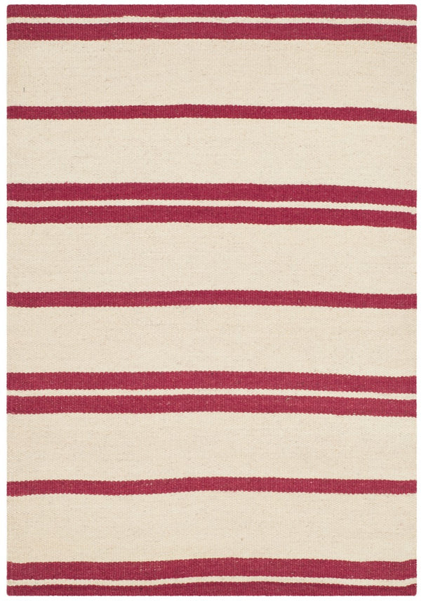 Safavieh Sagaponeck Stripe Hand Woven  Rug Rouge RLR2870H-9