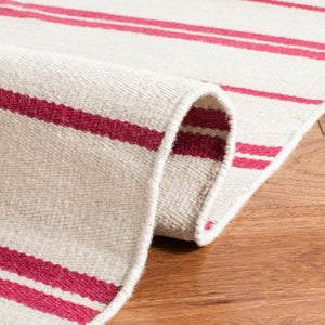 Safavieh Sagaponeck Stripe Patch Hand Woven  Rug Rouge RLR2871H-9