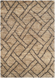 Safavieh Fairfield Hand Knotted  Rug Natural / Charcoal RLR3223A-2