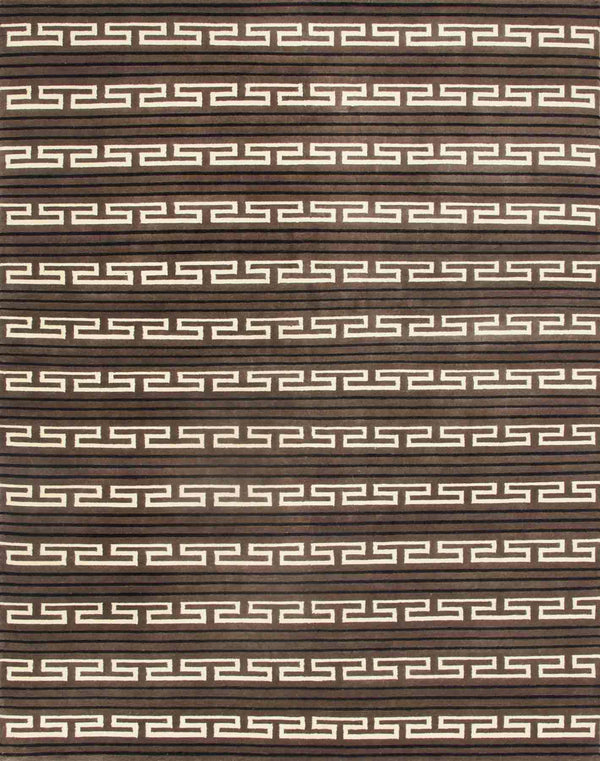 Safavieh Crosby Hand Knotted  Rug Evening Brown / Multi RLR4932B-8