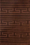Safavieh Crosby Hand Knotted  Rug Evening Brown / Tonal RLR4932C-8
