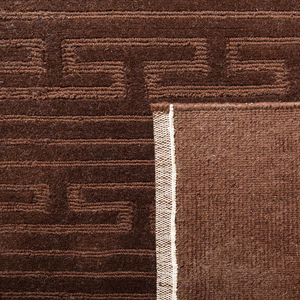 Safavieh Crosby Hand Knotted  Rug Evening Brown / Tonal RLR4932C-8