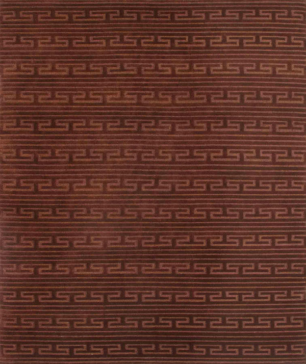 Safavieh Crosby Hand Knotted  Rug Evening Brown / Tonal RLR4932C-8