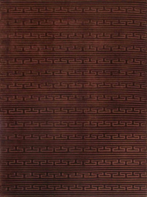 Safavieh Crosby Hand Knotted  Rug Evening Brown / Tonal RLR4932C-8