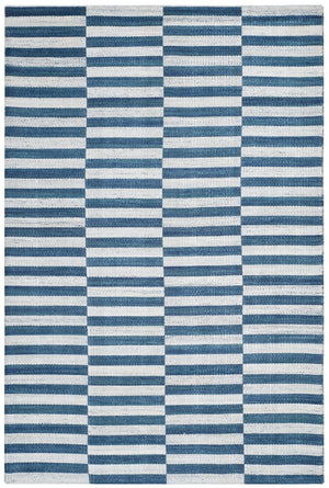 Safavieh Cameron Stripe Hand Woven  Rug Indigo Chambray RLR5315B-8