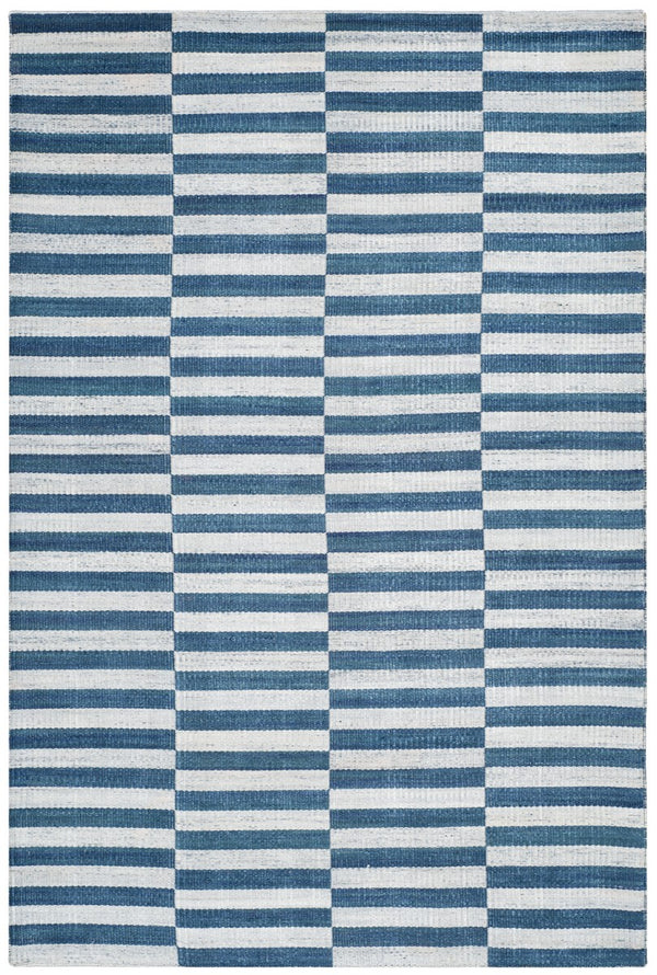 Safavieh Cameron Stripe Hand Woven  Rug Indigo Chambray RLR5315B-8