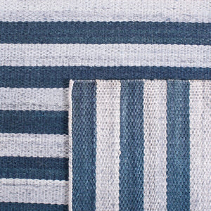 Safavieh Cameron Stripe Hand Woven  Rug Indigo Chambray RLR5315B-8