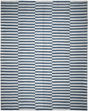 Safavieh Cameron Stripe Hand Woven  Rug Indigo Chambray RLR5315B-8