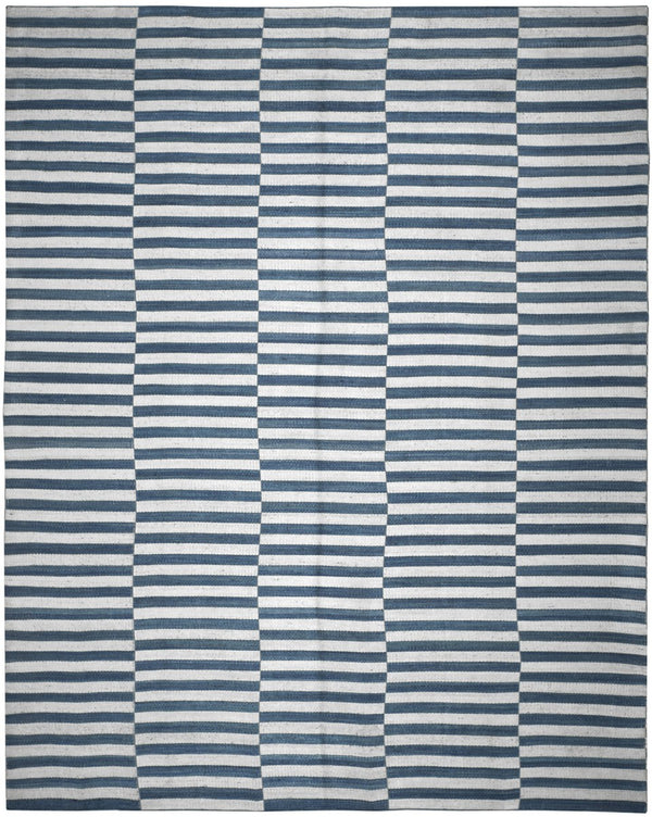 Safavieh Cameron Stripe Hand Woven  Rug Indigo Chambray RLR5315B-8