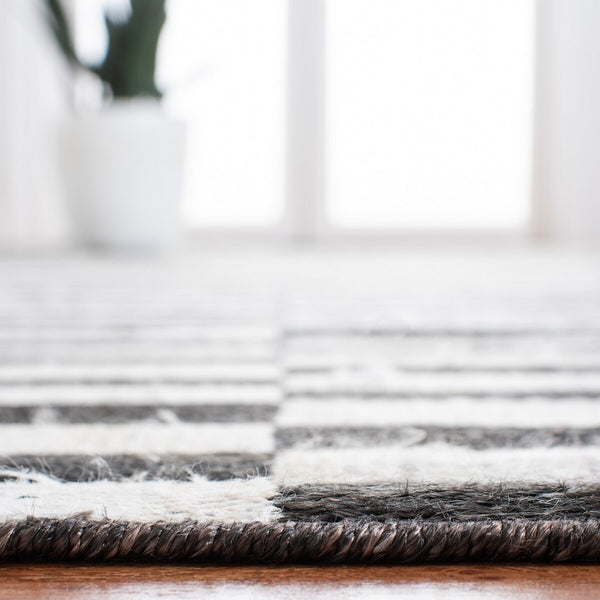 Safavieh Cameron Stripe Hand Woven  Rug Coal Surf RLR5315C-4