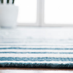 Safavieh Cameron Stripe Hand Woven  Rug Indigo Surf RLR5315D-9