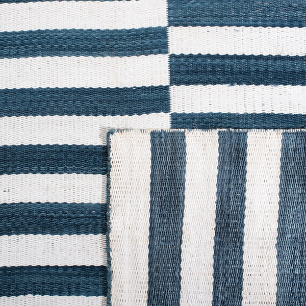 Safavieh Cameron Stripe Hand Woven  Rug Indigo Surf RLR5315D-9