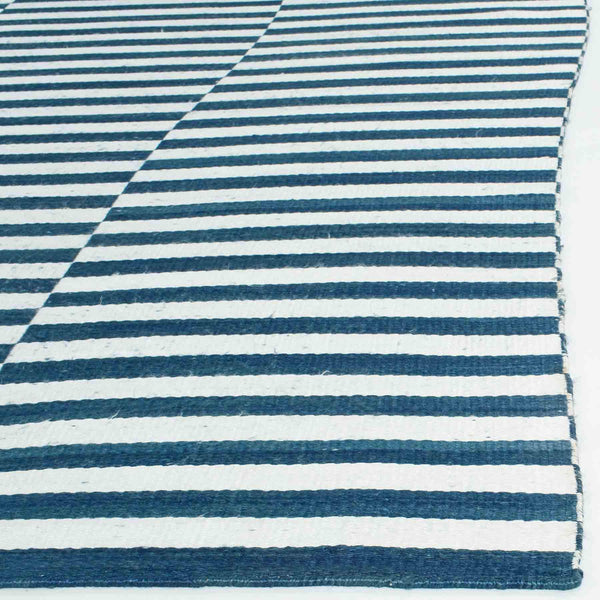 Safavieh Cameron Stripe Hand Woven  Rug Indigo Surf RLR5315D-9