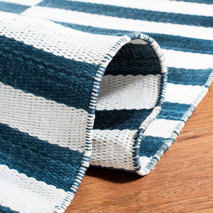 Safavieh Cameron Stripe Hand Woven  Rug Indigo Surf RLR5315D-9