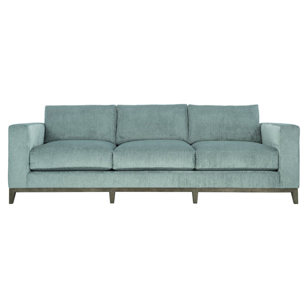 Bernhardt Bernhardt Noel Sofa — Made-To-Order 100"W Three-Seater With Feather-Down Cushions, Tapered Legs P7327A