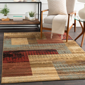 Livabliss Riley Geometric Polypropylene Area Rug Mid-century Retro Style for Living or Dining Rooms Light Green, Da 12' x 14'11" RLY5004-1215