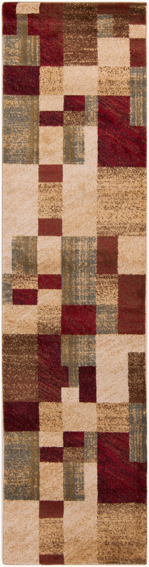 Livabliss Riley Graphic Pattern Runner Rug Polypropylene Machine Woven for Hallways and Entryways Light Green, Da 2' x 7'5" RLY5006-275