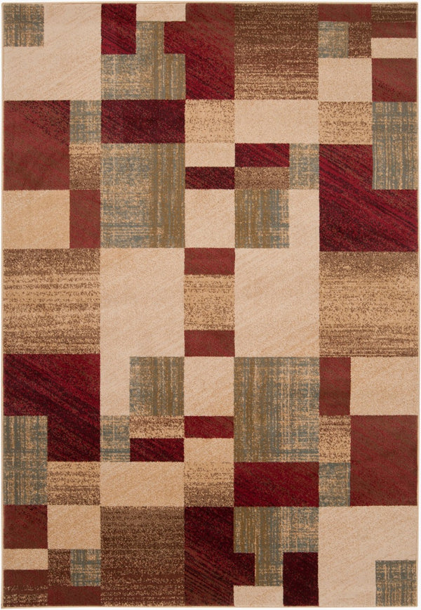 Livabliss Riley Graphic Pattern Runner Rug Polypropylene Machine Woven for Hallways and Entryways Light Green, Da 3'11" x 5'3" RLY5006-455