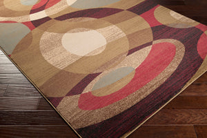 Livabliss Riley Machine Woven Polypropylene Runner Rug for Hallways with Mid-century Geometric Pattern Light Green, Da 2' x 7'5" RLY5007-275