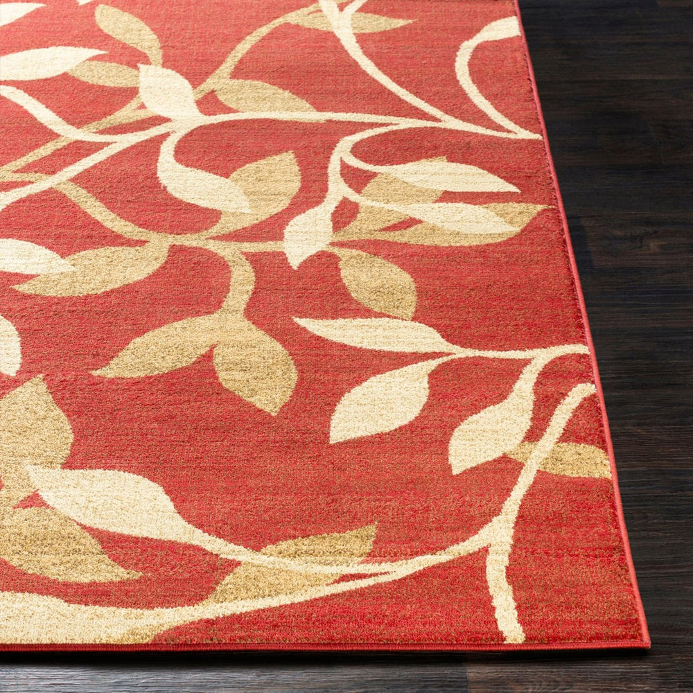 Livabliss Riley Traditional Polypropylene Area Rug Turkish Woven for Dining and Living Rooms Mustard, Olive 7'10" x 7'10" RLY5011-8RD