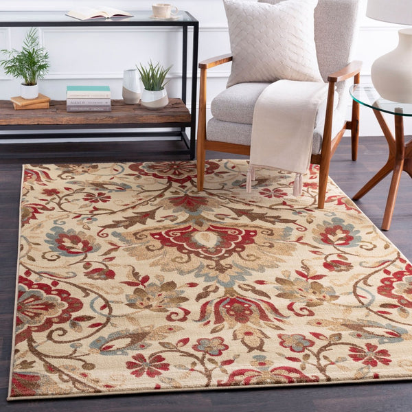 Livabliss Riley Traditional Turkish Polypropylene Area Rug for Living Room and Entryway Floors RLY5017-455
