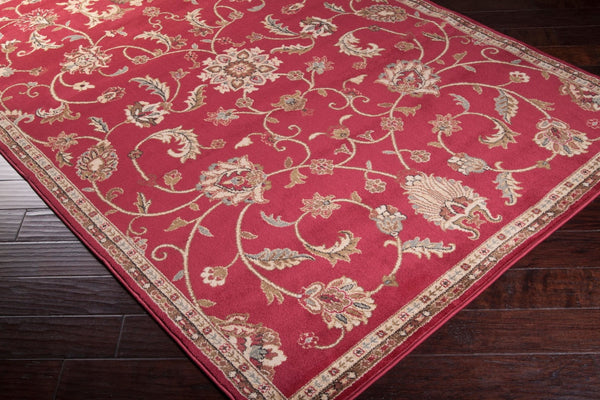 Livabliss Riley Traditional Pattern Polypropylene Indoor Rug for Entryway Bathroom or Bedside Rust, Beige 2'11" x 7'3" RLY5024-38