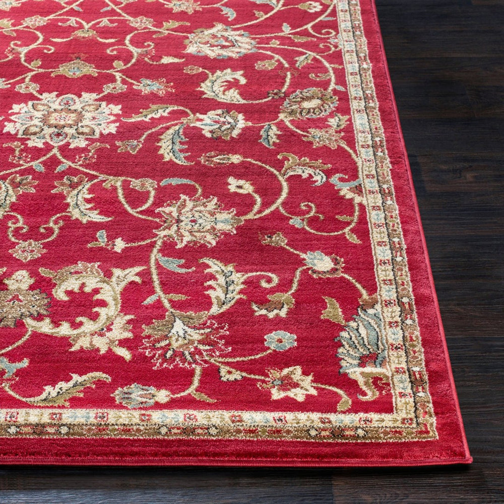 Livabliss Riley Traditional Pattern Polypropylene Indoor Rug for Entryway Bathroom or Bedside Rust, Beige 2' x 3'3" RLY5024-233