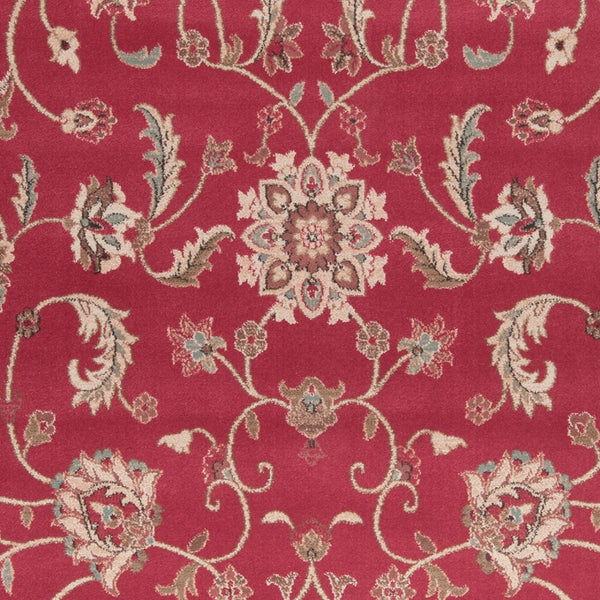 Livabliss Riley Traditional Pattern Polypropylene Indoor Rug for Entryway Bathroom or Bedside Rust, Beige 2'11" x 7'3" RLY5024-38