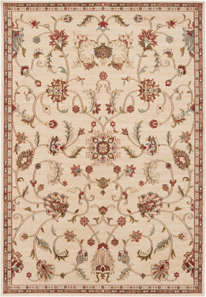 Livabliss Riley Traditional Polypropylene Area Rug for Living Dining and Bedroom Floors Beige, Mustard 9'10" x 12'10" RLY5026-1013