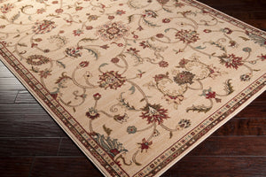 Livabliss Riley Traditional Polypropylene Area Rug for Living Dining and Bedroom Floors Beige, Mustard 9'10" x 12'10" RLY5026-1013
