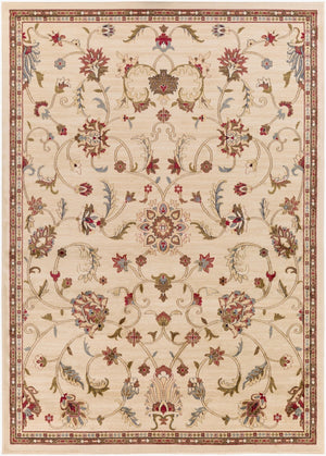 Livabliss Riley Traditional Polypropylene Area Rug for Living Dining and Bedroom Floors Beige, Mustard 7'10" x 10'10" RLY5026-7101010