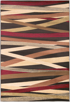 Livabliss Riley Area Rug - Elegant Machine-woven Design For High Traffic Areas, Plush Comfort For Your Home Dark Red,Wheat,Beige,Dusty Sage,Brown Polypropylene Rly5057-6698