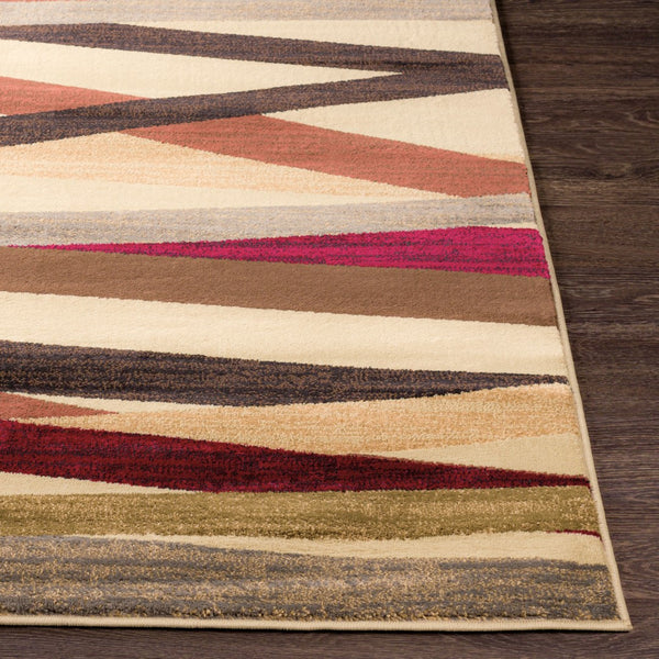 Livabliss Riley Area Rug - Elegant Machine-woven Design For High Traffic Areas, Plush Comfort For Your Home Wheat,Brown,Dark Red,Gray,Dark Brown,Beige Polypropylene Rly5058-233