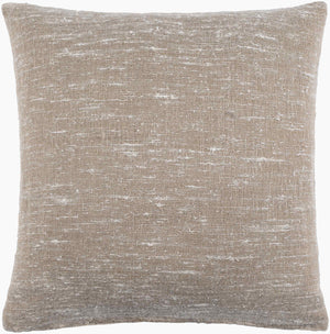 Surya Romona Rustic 18"L X 18"W Accent Pillow – Cozy Linen Blend For Stylish Home Decor & Comfort Cream Linen,Polyester,Cotton Rma001-2020p