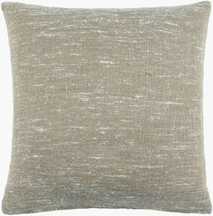 Surya Romona Woven Linen Blend Throw Pillow Rustic Farmhouse Square Accent for Sofa RMA001-2222D
