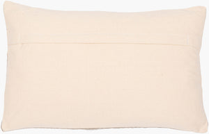 Surya Romona 14"L X 22"W Rustic Lumbar Pillow - Cozy Linen Blend Decor For Stylish Home Transformation Cream Linen,Polyester,Cotton Rma001-1422