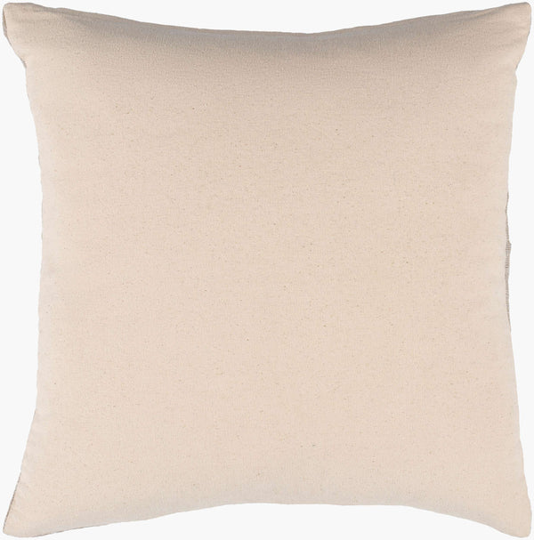Surya Romona Rustic 18"L X 18"W Accent Pillow – Cozy Linen Blend For Stylish Home Decor & Comfort Cream Linen,Polyester,Cotton Rma001-2020p