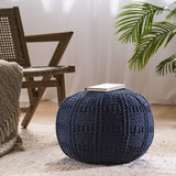 Christopher Knight Home® - Noble House - Yuny Handcrafted Modern Fabric Pouf